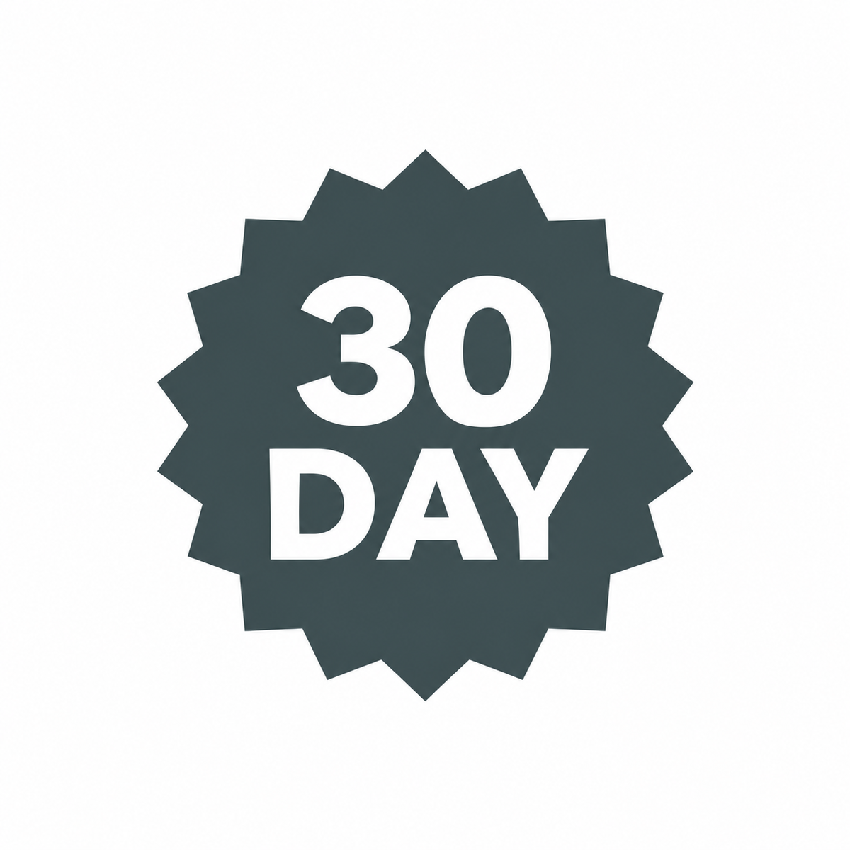 + 30 Day Warranty